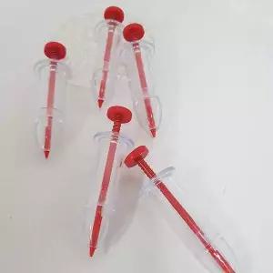 미니 씨앗 파종기 세트 다용도 분배기 주사기 화분 용기 5개입