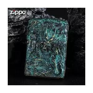 드래곤 봉황 빈티지 엔틱 지포 라이터 5217