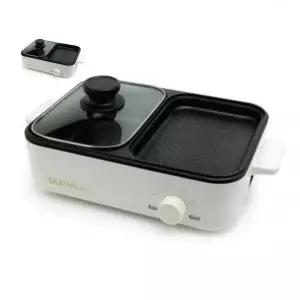 (제스트)전기 그릴 도무스 불판 고기 냄비 2구 쿠커 미니 전기