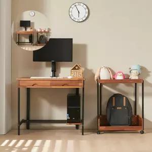 (제스트)메이디 원목 다이젠 900 책상 멀바우 미아트 자취생