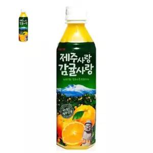 (놀꿈)롯데칠성 제주감귤 x 24 500ml 커피 수 캔 음료