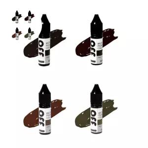 라인 페더링 오프색소 반영구색소 4종 눈썹 수지 재료