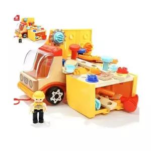 (제스트)자동차 원목완구 탑브라이트 공구놀이 원목 역할놀이