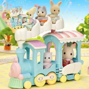 패밀리 사막여우 실바니안 기차 장난감 피규어 인형