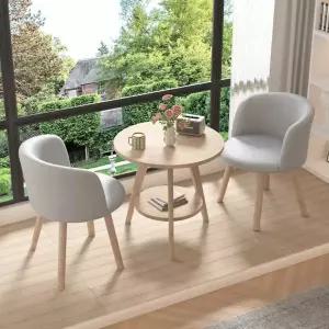 부부 티테이블세트 원형 데스크 모듈 미니 탁자 카페