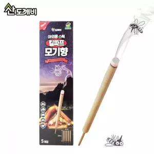 스티커 모기향 5개입 캠핑트랩 안전한모기약 모기 벌레퇴치 모기퇴치