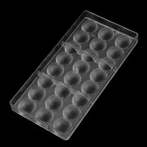 골프공 몰드 원형 미니 쉘 초콜릿 플라스틱 젤리 푸딩