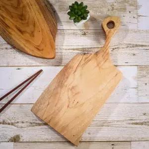 캄포나무 손잡이 플레이팅 도마 서빙 커팅보드 원목도