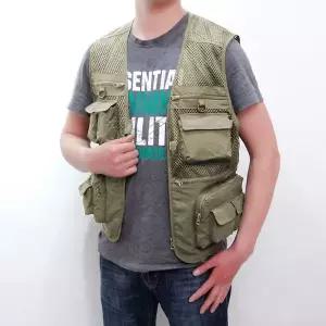 [골드스마일]경량 메쉬 레저 조끼 등산 아웃도어 여름조끼 L 남성