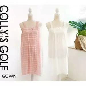 여성용 목욕 샤워가운 원피스 바스 타월 골프용 샤워 로브