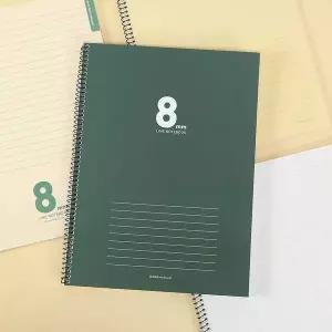 심플 8mm 스프링 노트 1500 5권 1묶음