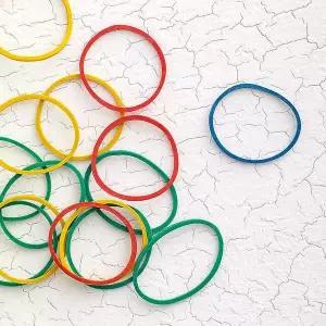 [셀러에이드]200p 칼라 고무줄 컬러고무밴드 얇은고무줄 고탄력고