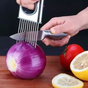 야채 슬라이스 홀더 핑거가드 칼질도우미 썰기도우미