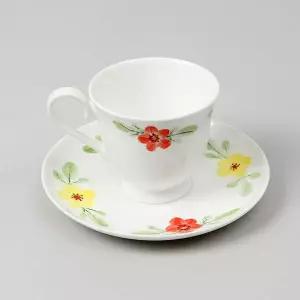 [콩심팥심]메이 도자기 커피잔 세트 200ml 선물용찻잔세트 컵앤