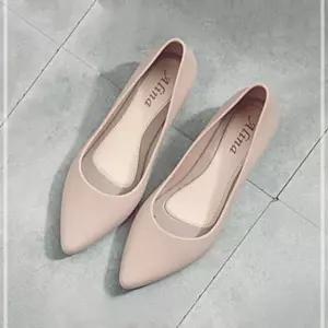 여성 아쿠아 데일리 신발 학교 단화 젤리 사무실 방수 플랫슈즈 F13WF30DF9