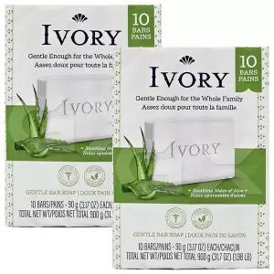 아이보리 비누 90g 20개 알로에 세수비누