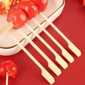 15cm 손잡이 대나무 꼬치 600p세트 은행 산적 꽂이 손