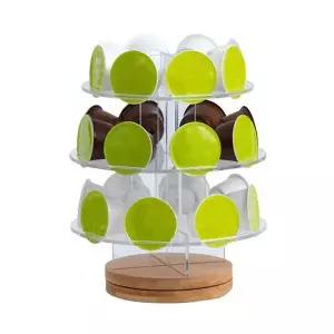 회전식 커피캡슐 홀더 24구 캡슐 정리 디스펜서 캡슐