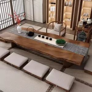 원목찻상 다다미 커피 테이블 일본 찻집 중국 단단한