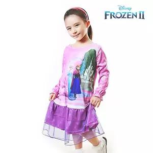 겨울왕국 여아 캉캉 긴팔 원피스 아동 공주 드레스 핑크