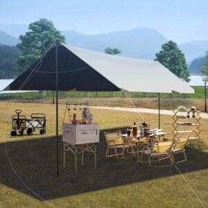 캠핑 타프 대형 3X 캐노피 블랙 기업 스킨 옥상 스크린 초대형 빅사이즈 듀얼