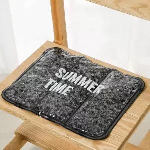 [골드스마일]썸머타임 아이스 쿨방석 블랙 여름 젤방석 여름젤방석