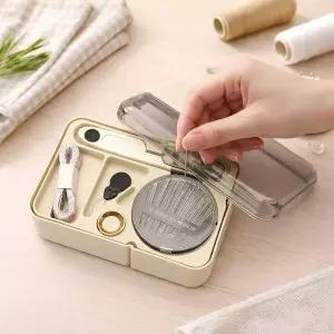 한땀 바느질 6종세트 바늘 줄자 쪽가위 반짇고리 반짇