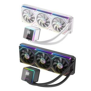 파워 트레인 X-GAMERX M360 수냉식 ARGB 다이나믹 라이트 동기화 열 디스플레이 통합 라디에이터