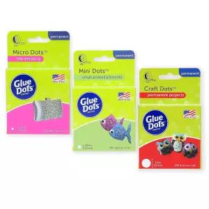 도트 크래프터스 팩 양면 미니 크래프트 마이크로 영구 825 DIY 테이프 끈적끈적한 포인트 액체 핫 대안