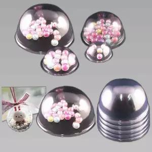 투명반구 PVC 원형 반구 특대 만들기 스노우볼 (50개)