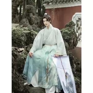 두루마기 양반 한복 곤룡포 무대 조선시대 사극 무대