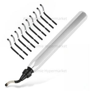 디버링 리무버 절단 도구 RB1000 금속 손잡이 및 BS1010 수지 PVC 플라스틱 3D 프린팅용 로터리 블레이드