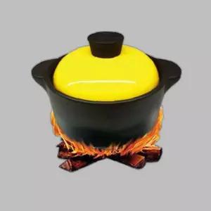 에비앙내열냄비 대(노랑)