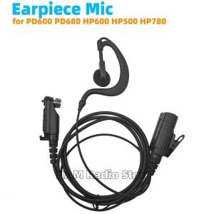 HYT Hytera hp 호환785 hp 호환586 라디오용 워키토키 이어피스 마이크 헤드셋