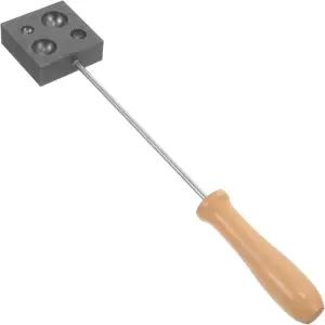 유리 송풍 및 보석 금속 주조 프로젝트를 위한 토피쿠 흑연 몰드 12.2인치 반구 도구