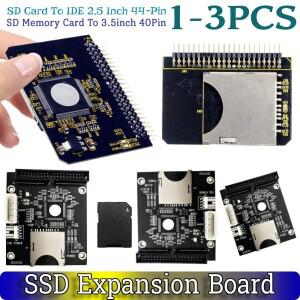 IDE 2.5 인치 44 핀 전송 카드 어댑터에 SD 노트북 PC 용 확장 보드