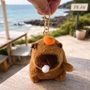 제주 감귤 카피바라 키링 콧물