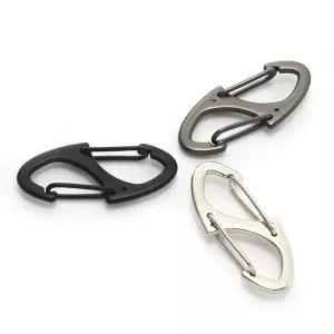 [셀러에이드]TBZ 카라비나 S형카라비너 미니 가방 키링 고리 41mm 미니비너