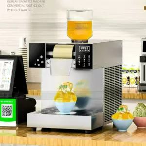 제빙기 눈꽃빙수 카페용 메이커 빙삭 슬러시머신 업소용 아이스크림