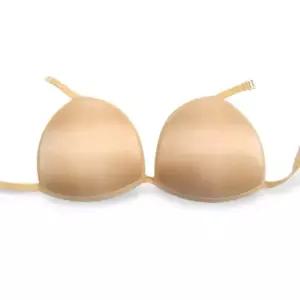 아레나 여성 수영복 이너 일반 고리 가슴 브라캡 베이지