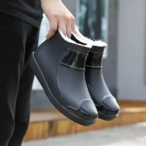 덴하트 데일리 심플 미들 부츠 레인 앵클 첼시 남녀공용 샌들