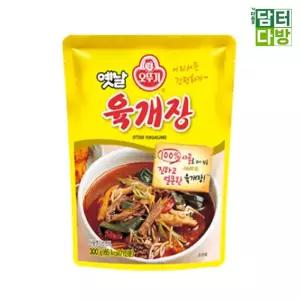 300g 옛날육개장 12개 X 간편한요리 즉석 식품 옛날육개장 자취생요리 파우치 300g