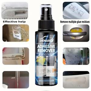 빠르게 작용하는 제거 잔여물이 남지 않으며 자동차 가구 및 가전제품에서 스티커 끈적한 잔여물을 다양한 표면에 하며 사용하기 쉽고 손상이 없으며 제거제 원형 병 디자인 내구성 있는 각진 노즐