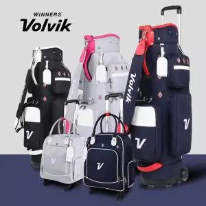 [하프클럽/볼빅]볼빅 아가일 여성 바퀴형 캐디백세트 VBCP