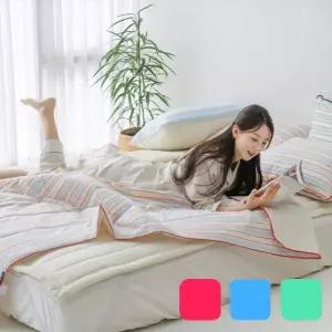 TBZ 터너 순면시어서커 냉감누빔이불패드세트 Q 3컬러