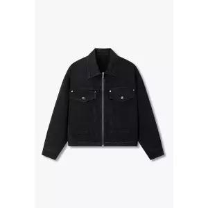 [VOV](김해점)보브 우븐 믹스 데님 집업 자켓(7156210001)