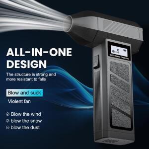 카메라 먼지제거 에어 블로워Type-C 충전 터보 제트 팬 자동차 부는 눈 130000 RPM 청소 송풍기 도구 4 조