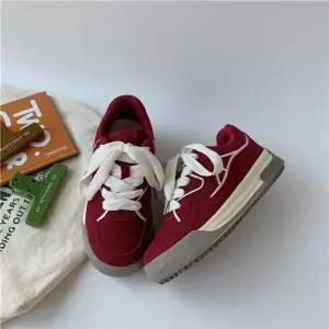 EAMT 여자 캔버스화 가을 보드화 스포츠 화이트 슈즈 원파 YJ3