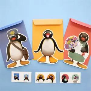 여유로미 핑구 미니 카드 국산 플라잉 웨일즈 포토카드 미니편지 손편지