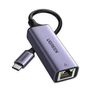 UGREEN USB C to 이더넷 어댑터, 1Gbps 알루미늄 케이스, (썬더볼트 4/3 호환) ~ RJ45 네트워크 동글, MacBook Pro /Air, iPhone 17 /Max, iPad, XPS 호환